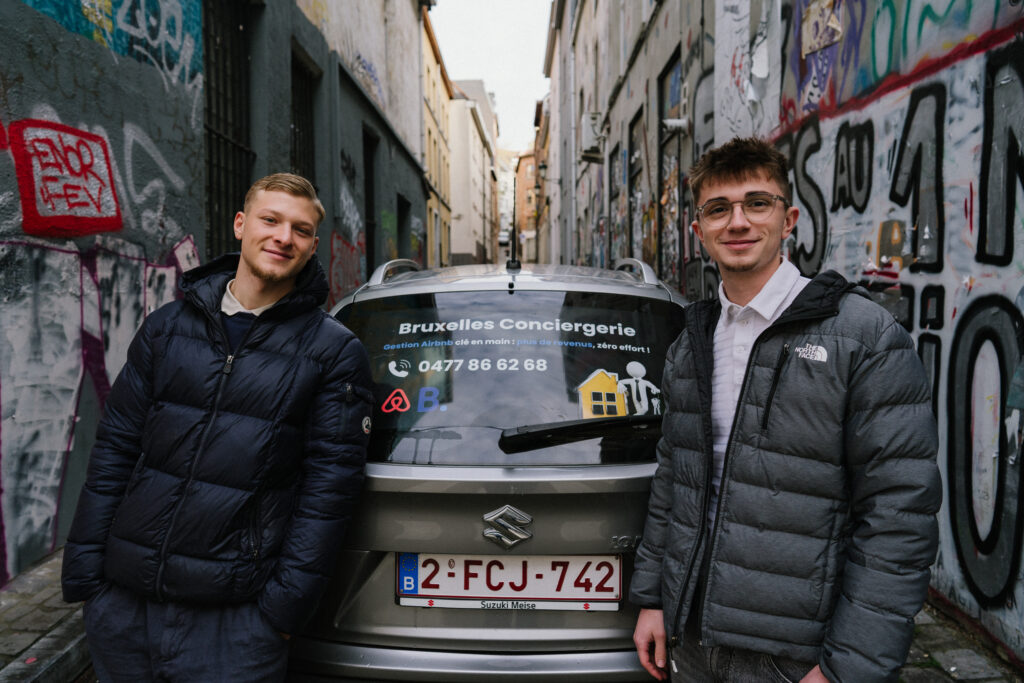 fondateurs de Bruxelles Conciergerie, conciergerie Airbnb premium à Bruxelles